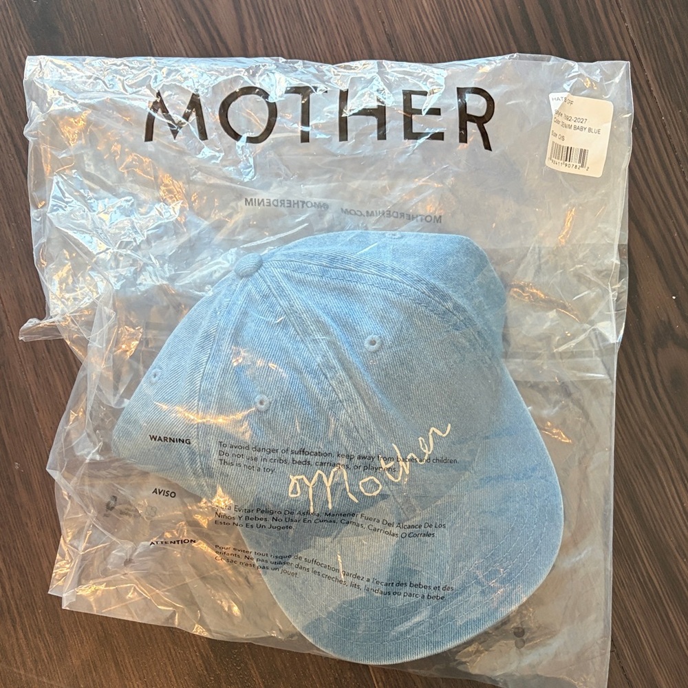 MOTHER Light Blue Denim Hat